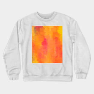 Blood Orange Abstract Crewneck Sweatshirt